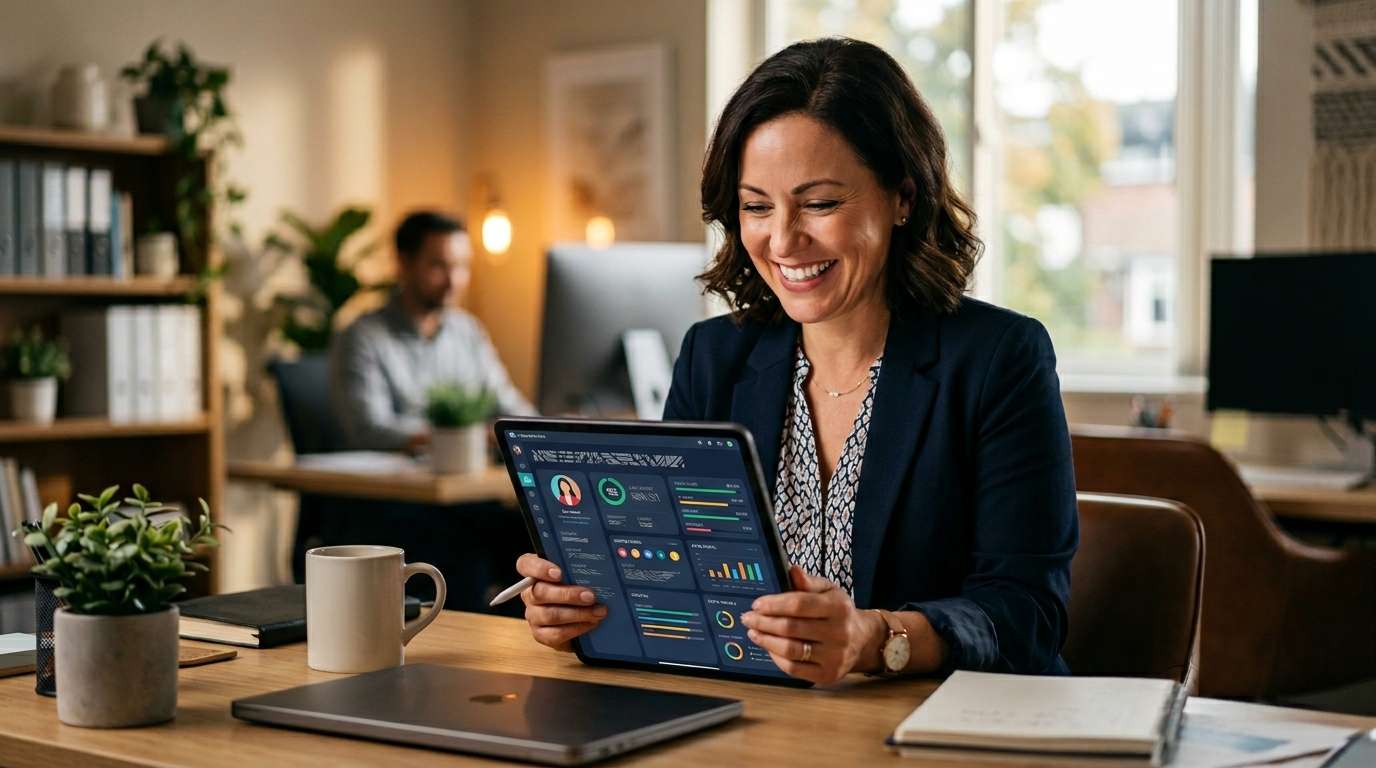 AI chatbot engaging a website visitor